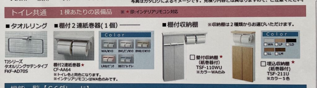 富士住建トイレ紙巻器
